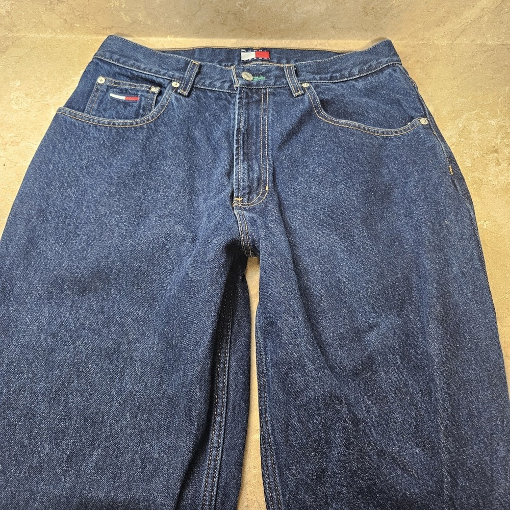 Tommy Hilfiger Jeans Men 32x33 Relaxed Fit Straight Leg Denim VTG - Picture 5 of 11